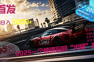 全网首发:2025一个被遗忘的“火爆”赛道轻松日入2000+