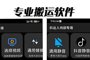 对外收费699抖音傻瓜式一键搬运,起号专用5分钟一个视频《软件+详细教程》