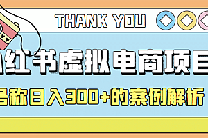 最新小红书项目-学科虚拟资料搞钱玩法,案例解析