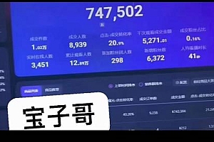 宝子哥无人直播,半无人直播,Obs+伴侣玩法,快速打标签+养鱼