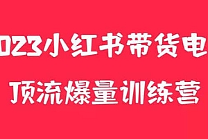 小红书电商爆量训练营,月入3W+!可复制的独家养生花茶系列玩法