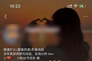 一天收入2000+,最新小红书颜值打分项目,吸引小姐姐,刷爆后端收益