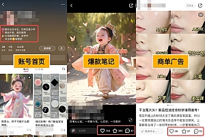 小红书AI萌娃玩法,涨粉迅速,作品制作简单,轻松月入万元