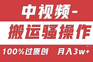 【中视频新思路】双重去重100%过原创,无脑搬运一键多渠道发布,一人可…