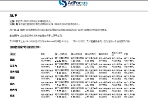 adFoc撸美金项目价值8900,单日收入30美金+工作室可批量搞